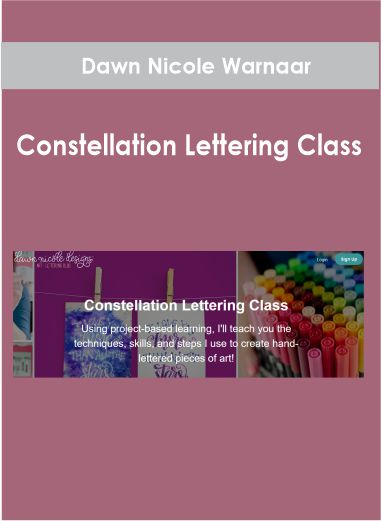 Dawn Nicole Warnaar - Constellation Lettering Class