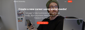 Create a new career using social media