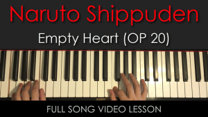 Amosdoll - Naruto Shippuden Empty Heart (OP 20) Full Song Video Lesson