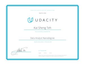 Udacity - Data Analyst Nanodegree