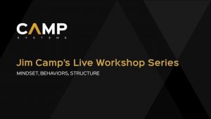 Jim Camp - Live Negotiation Workshop Series