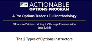 T3 Live - Actionable Options Program