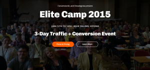 ConversionXL, DreamGrow - Elite Camp 2015